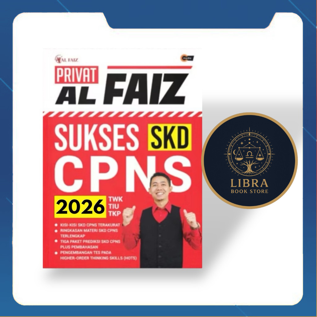 BUKU AL FAIZ SUKSES SKD CPNS 2026 & BUKU THE MASTER SANG TUTOR SKD CPNS & KEDINASAN 2024/2025