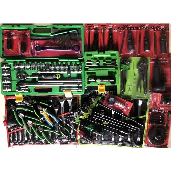 Paket Hemat Buka Bengkel Motor Komplit / Perkakas Bengkel / Alat Bongkar Motor Berkualitas