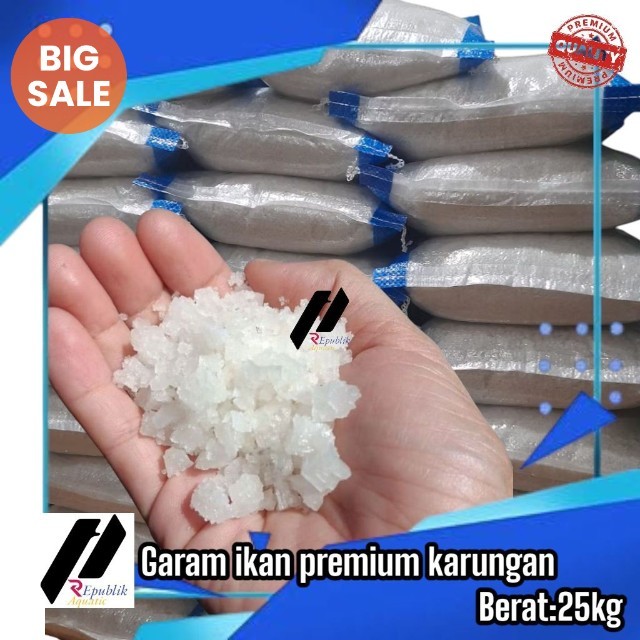 Garam ikan krosok karungan 25kg/garam krosok karungan / garam karungan / garam ikan / garam madura /