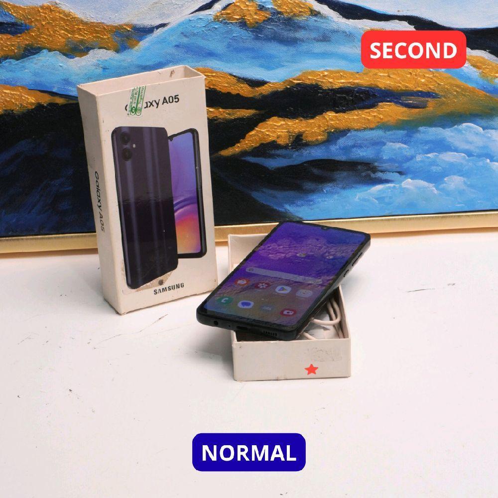 SAMSUNG A05 6/128 GB HP SECOND ORIGINAL SINAR MUTIARA CELL