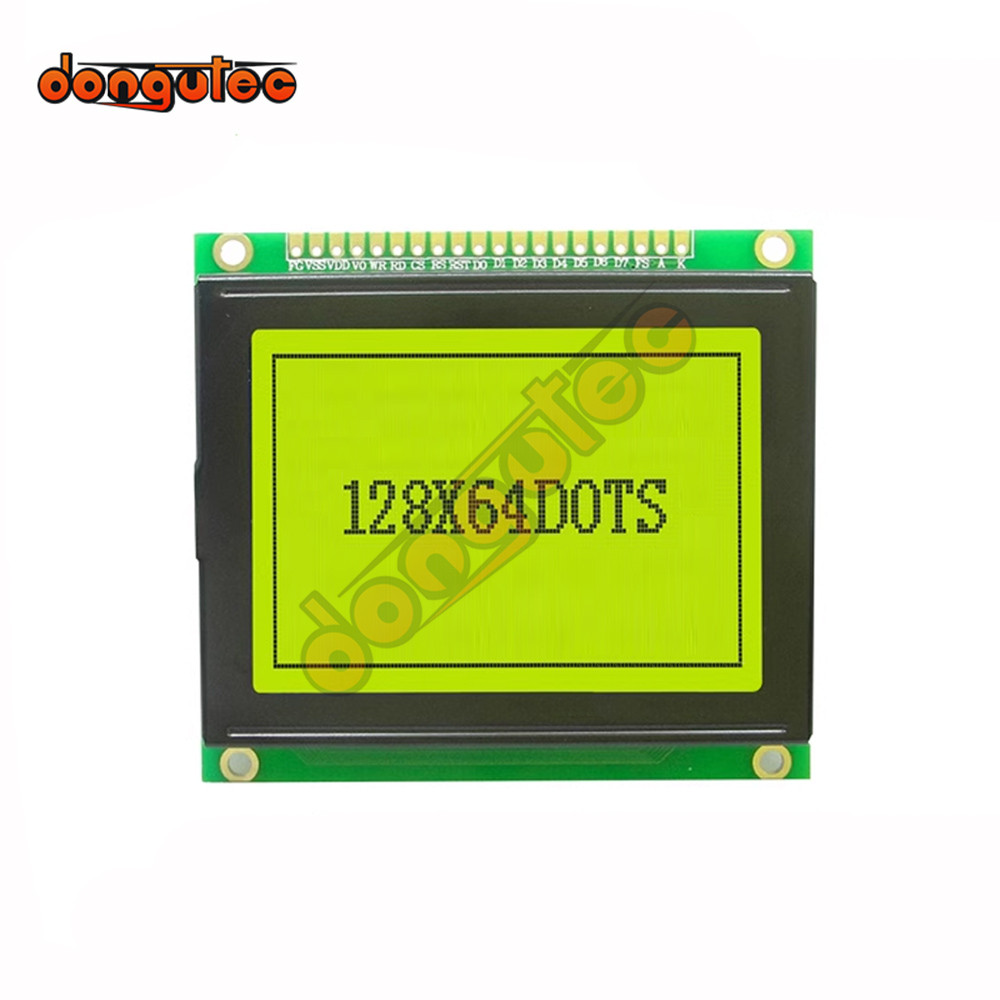 12864FA 128X64 LCD Module T6963C or RA6963 UCi6963 EQV Reacement PG12864F PG-12864F Compatible With 