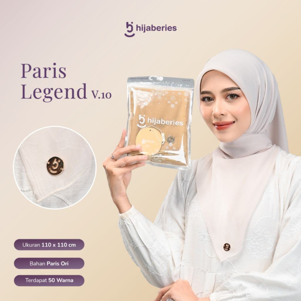 Hijaberies - Paris Legend - Hijab Segiempat Paris Legend by Hijaberies