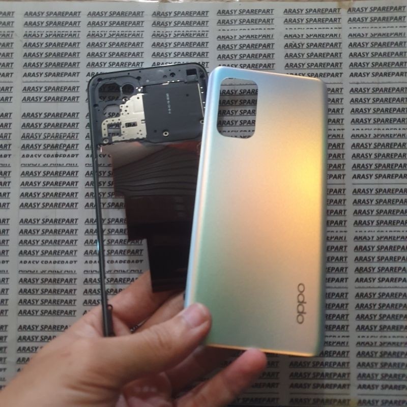 Kesing Housing Casing Fullset Oppo Reno 6 4g Bazel + Backdoor Original