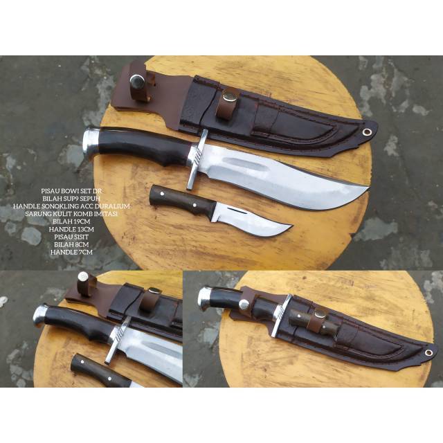 NEW RHVSAKA117 Pisau bowie set DR