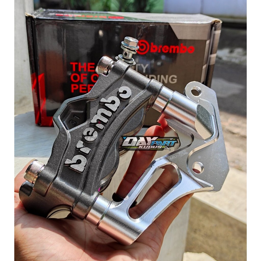 Promo Murah KALIPER BREMBO M7 SET BREKET BRECKET SKOK YAMAHA VIXION KYB CALIPER BREMBO M 7 SET BRAKE
