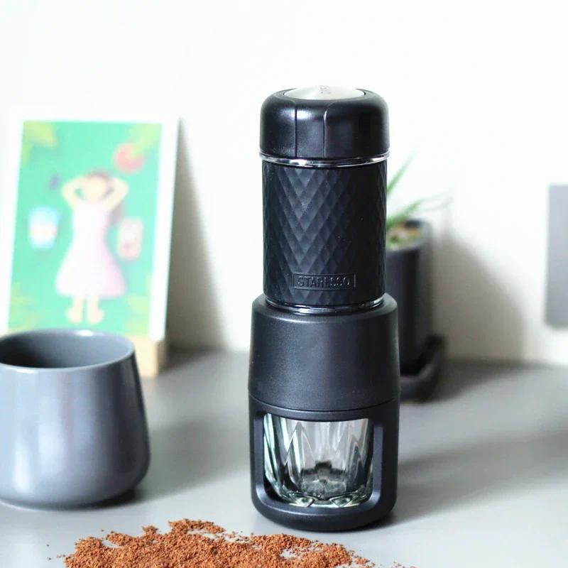 STARESSO Second generation coffee powder Portable outdoor coffee maker15BAR Italian Concentrate Coff