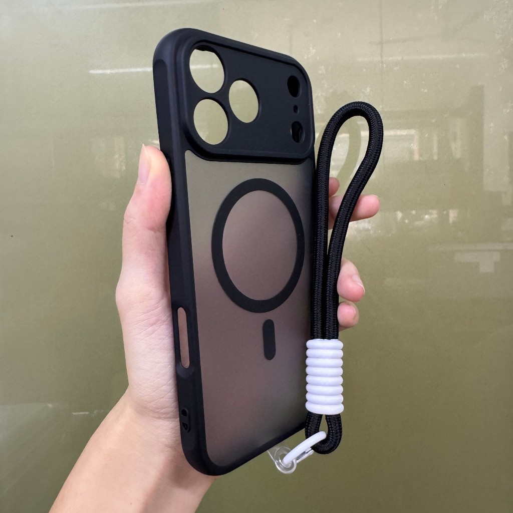 Matte jelas kasus untuk iPhone 17 Air Pro 16 16e 15 14 13 12 11 17Pro Max Casing kulit perasaan deng