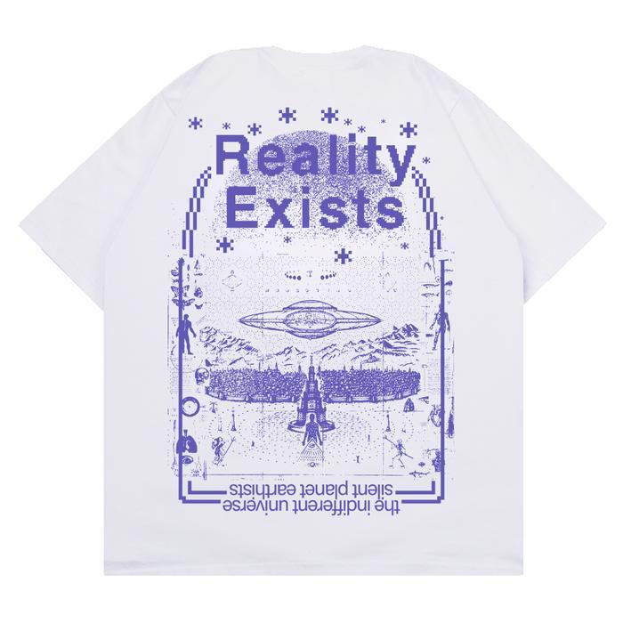 (COD) Kruk T shirt Kaos Baju Putih Exists - S