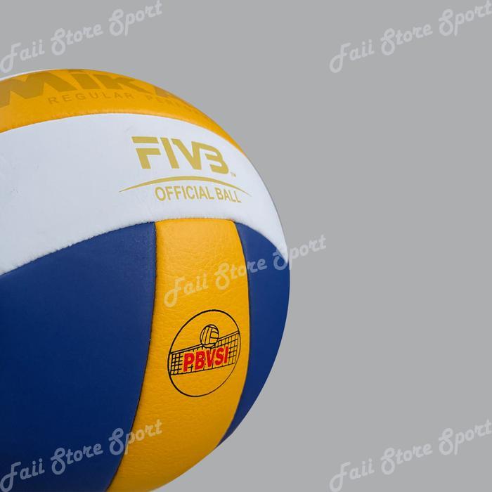 Mumpung Murah Bola Volly Mikasa Jahit Mesin SUPER GOLD 2200 - Kulit Sintetis Jeruk Berkualitas Tingg