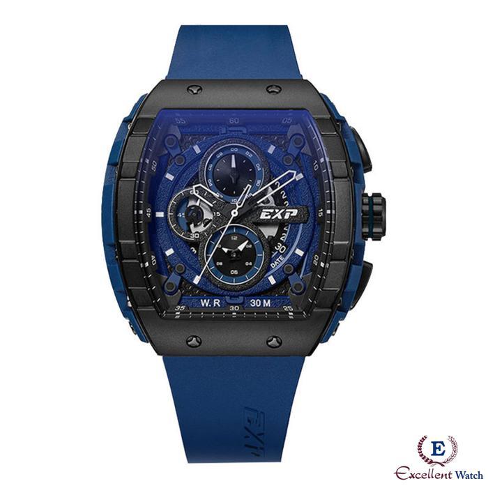 Excellent Watch Jam Tangan Pria Expedition E 6782 Blue