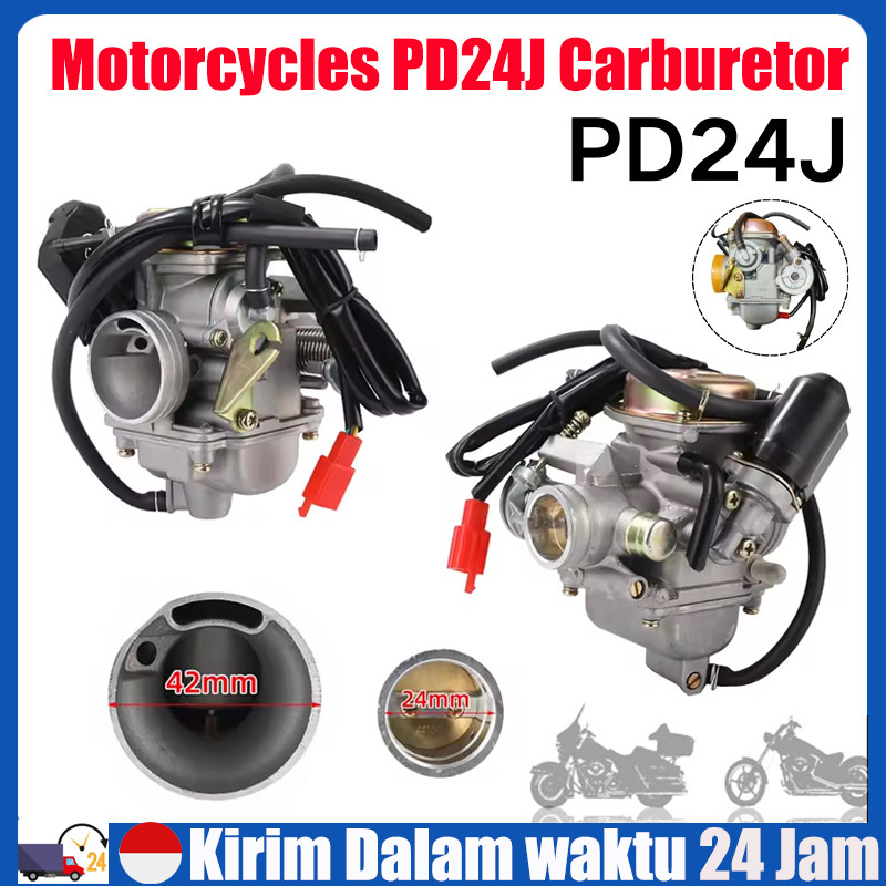 PD24J Karburator Cocok Untuk Model Kendaraan Kymco, Haomai ATV, Mobil Pasir, Sepeda Motor Motorcycle
