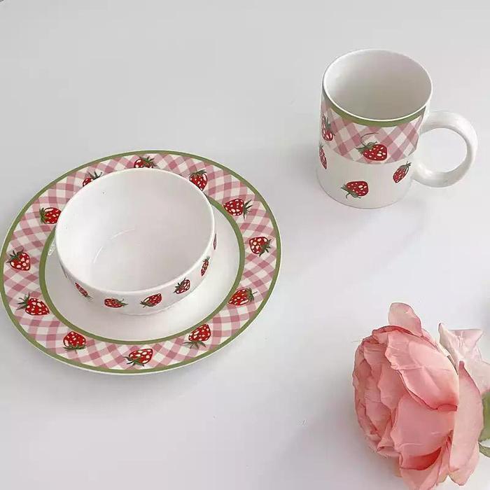 Piring Set Keramik/ Mangkok Set Keramik/ Mug Set Keramik - 1 SET