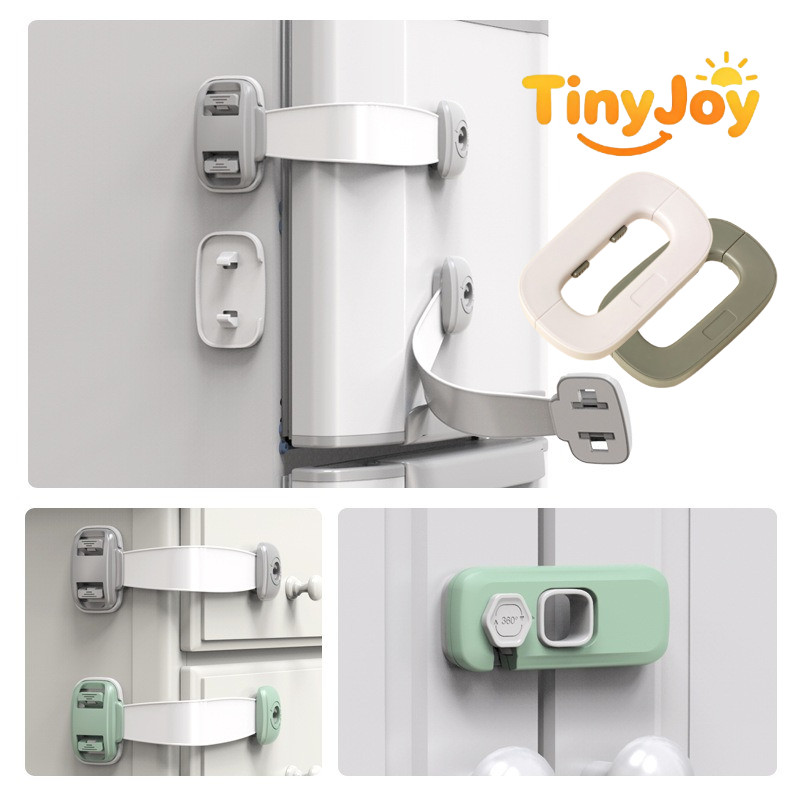 TinyJoy Kunci Pengaman Kulkas kuat Baby Safety Lock,Penutup pintu kulkas,Kunci anti-jepit anak