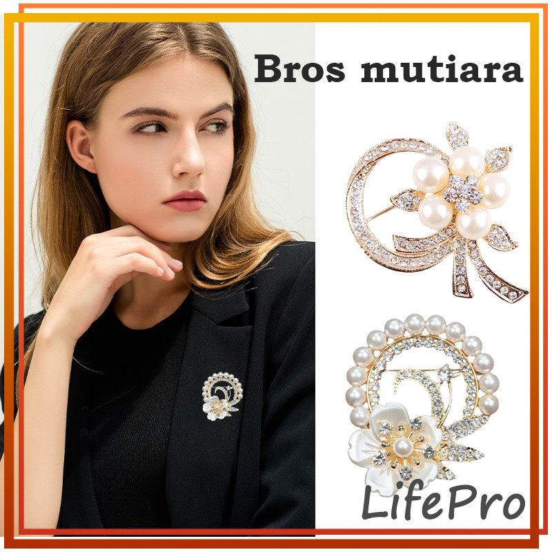 BROS MUTIARA / Pin Baju Fashion Korea Bros Berbagai Bentuk Aksesoris Hijab