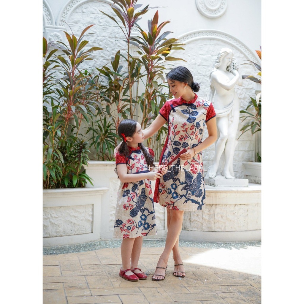 AF KIDS Akemi Batik Cheongsam - ( Available Couple Dewasa & Anak )