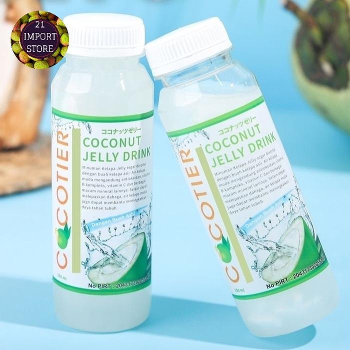 Cocotier  Coconut Jelly Drink 250 ml | Kelapa Jelly Drink 250 ml | 1 Botol
