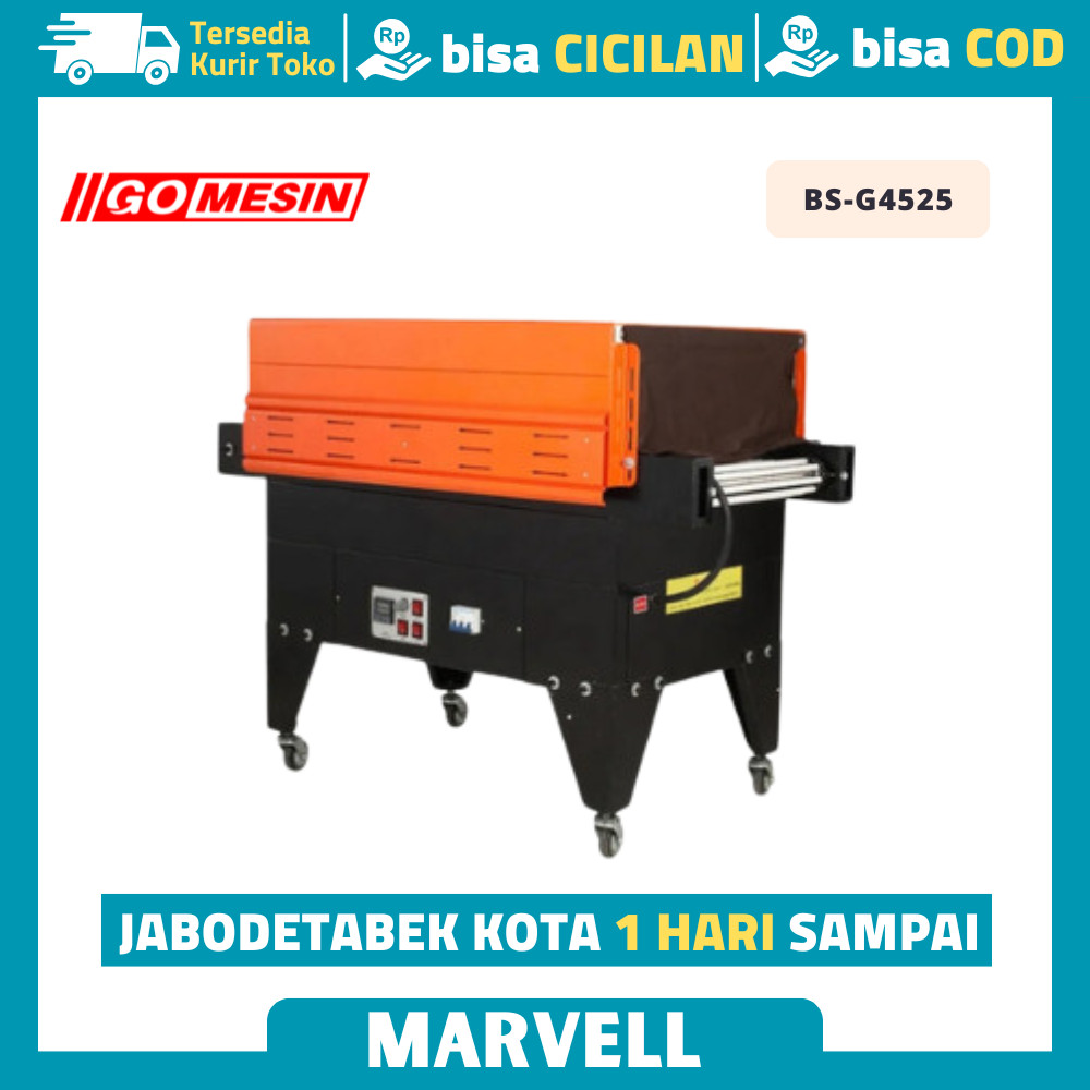 WIRAPAX BS 4525A BS-4525A MESIN SHRINK WRAP TUNNEL PENGEMAS PLASTIK SUSUT