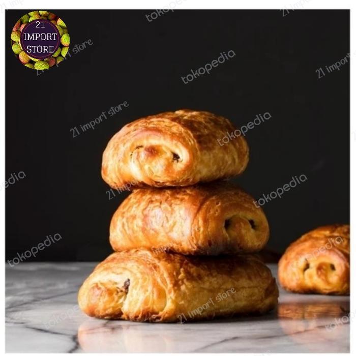 Croissant Choco Premium Frozen Food | Roti Croissant Choco 60 Gr | Pcs