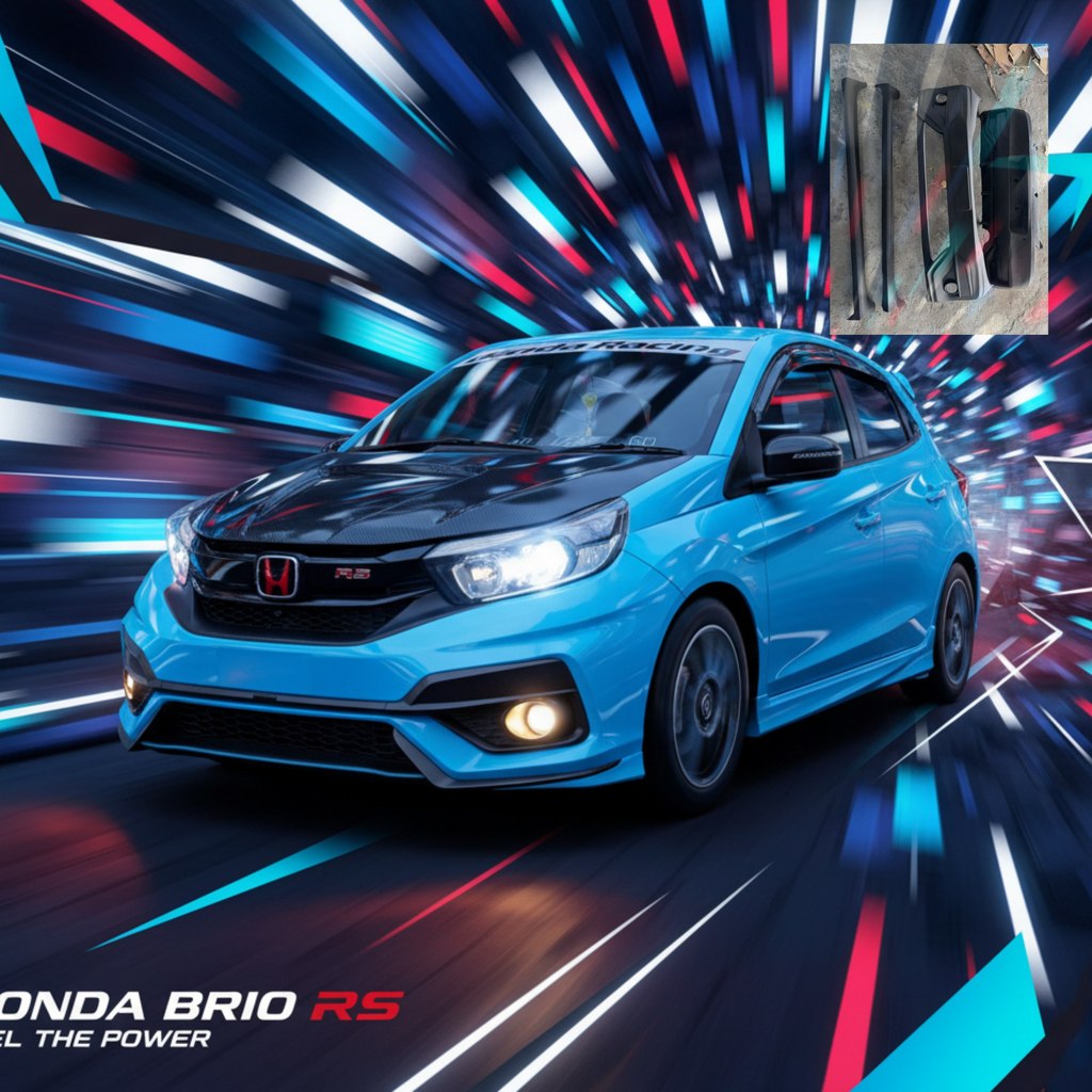 Aksesoris Honda Brio RS 2012-2017 Bumper Set Upgrade New Gk5 Grade-A