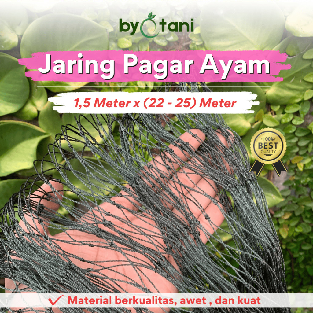 Jaring Ayam 1,5 meter / Jaring Kandang Ayam / Jaring Kebun / Jaring Serbaguna