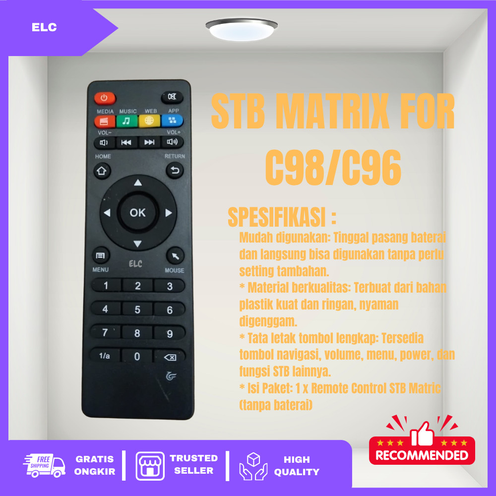 Remote MXQ / MXQ 4K / MXQ PRO / MXQ PRO 4K / MX10 / H96 / T95 / TX / X96 / Q1 Mini / S96 Ma