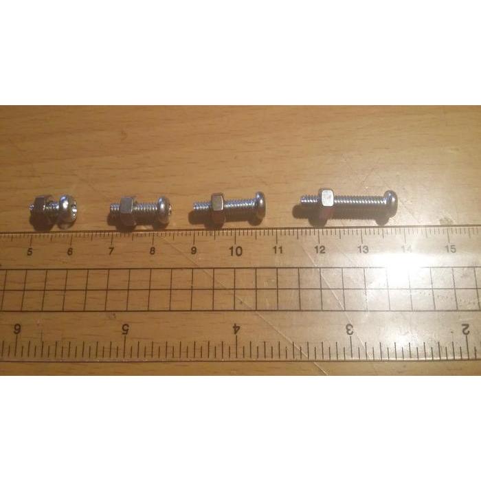 Baut Mur M4x15mm M4x20mm BERKUWALITAS...