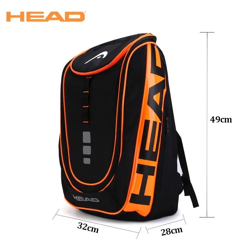 Original HEAD Racal Tennis Backpack 2-Pack Rackets Men's Bag Tenis Bag Women Padel Backpack