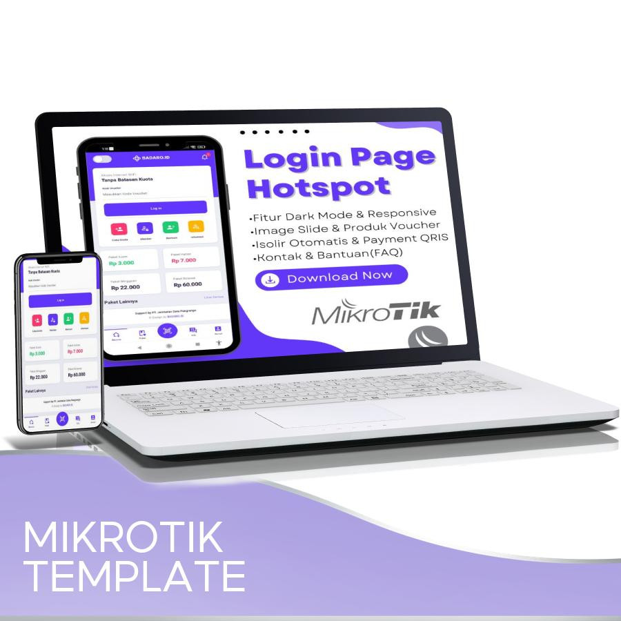 Template Login Page Hotspot Mikrotik Responsif