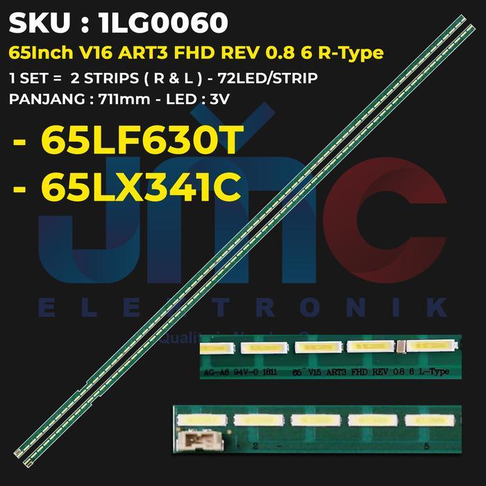 Backlight TV 65 Inch 65LF630T 65LX341C 65LF630 65LX341 Elmatu JMCPart