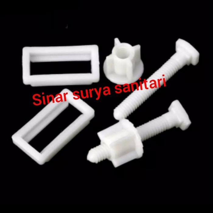Baut penutup kloset Toto / baut engsel dudukan toilet Toto