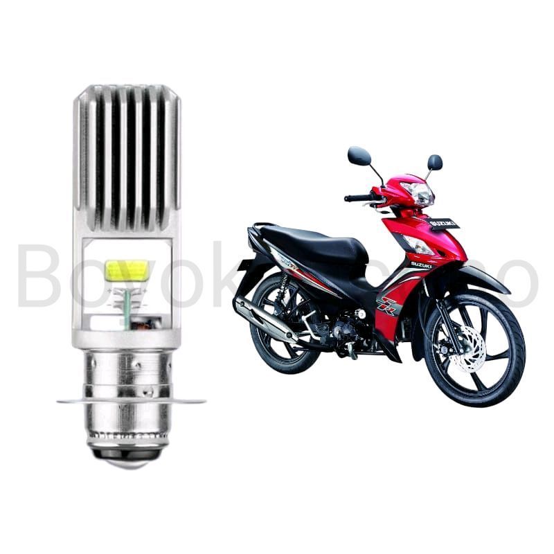 1pcs Lampu depan LED H6 COB motor Suzuki smash FI Byk