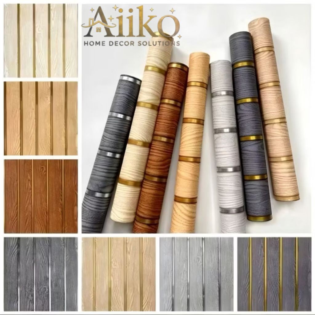 WALLPAPER DINDING sticker background tv 45 cm x 4 meter anti air | solusi dekorasi | motif bata hita