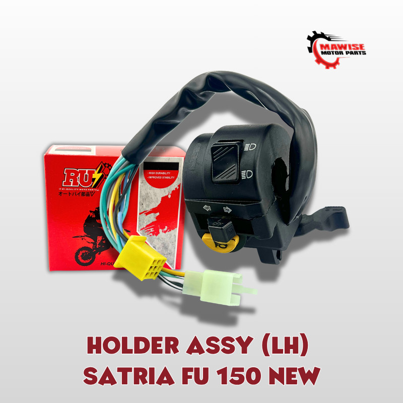 HOLDER ASSY LH SATRIA FU 150 NEW - HANDLE SAKLAR LAMPU KIRI SATRIA SPECIAL EDITION EURO 2014 2015