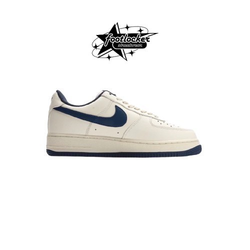 Sneakers Nike Air Force 1 Low Beige Cream Navy  Original   Unisex