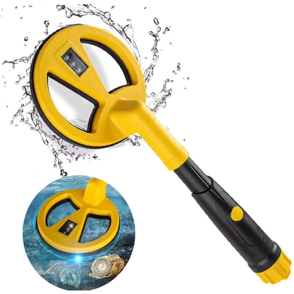 Completely Waterproof Pulse Vibration Strobe Light Metal Detector MD720 PI750 MD780 Exploring Treasu