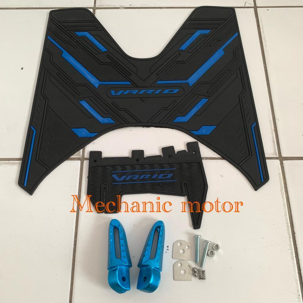 PAKET 3IN1 karpet motor Honda VARIO 125new  karpet alas motor Honda VARIO 125 new karpet alas kaki H