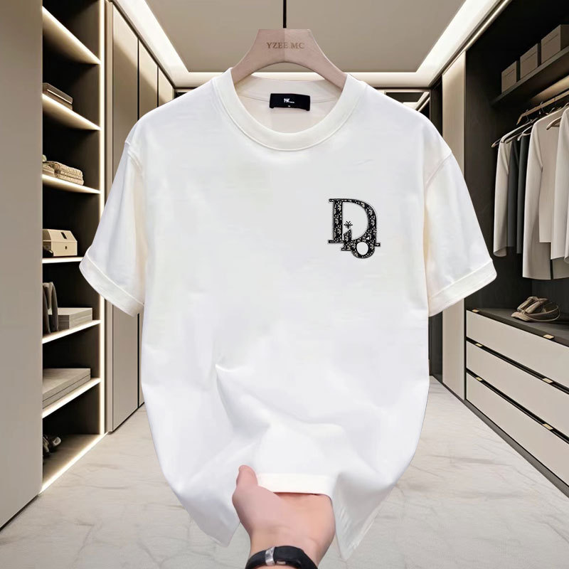 COD Kaos Pria Fashion Korea Style - Kaos Distro Unisex Katun Combed Logo Tulisan Keren