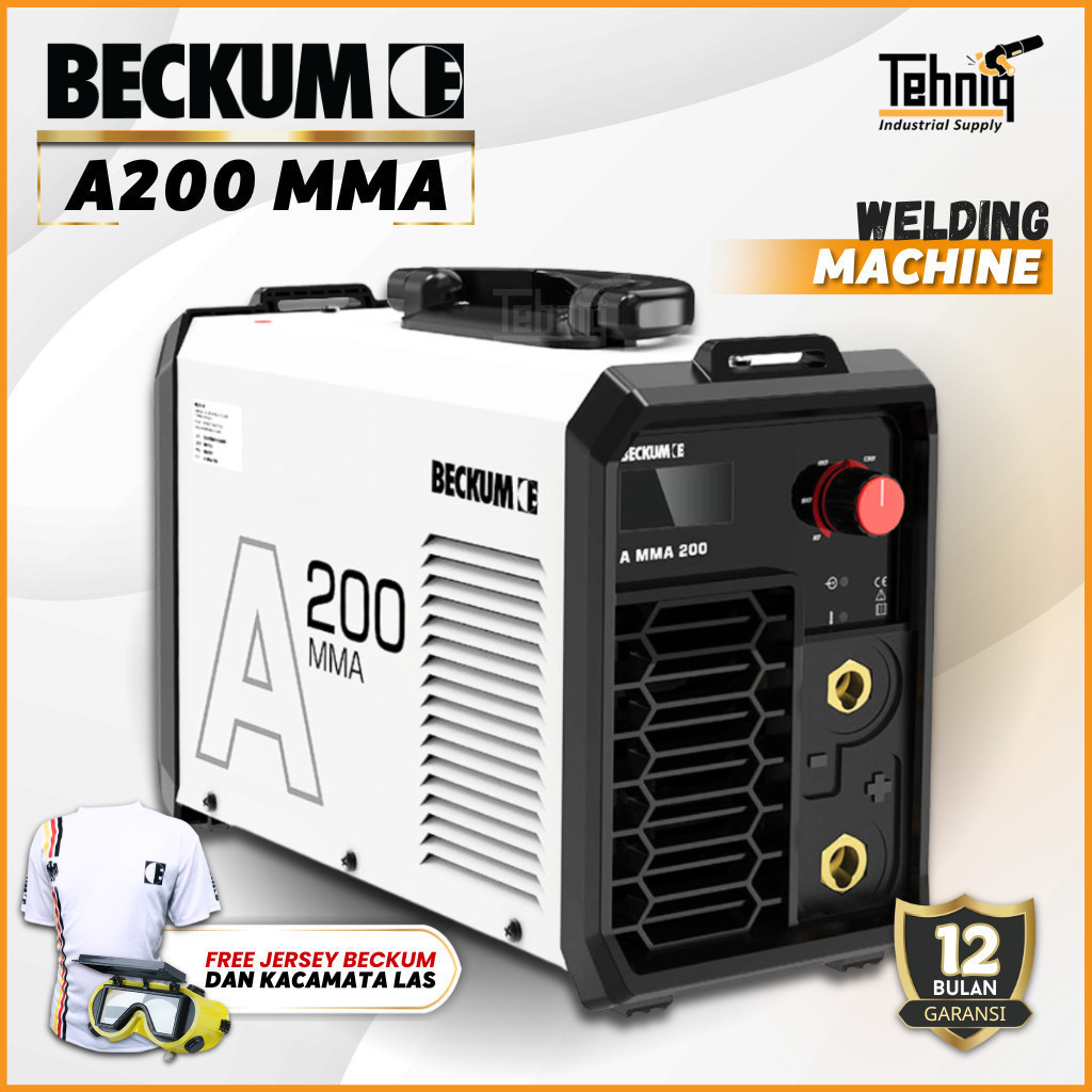 PROMO MESIN LAS LISTRIK BECKUM A MMA 200 INVERTER WELDING / MESIN LAS BECKUM MMA 200