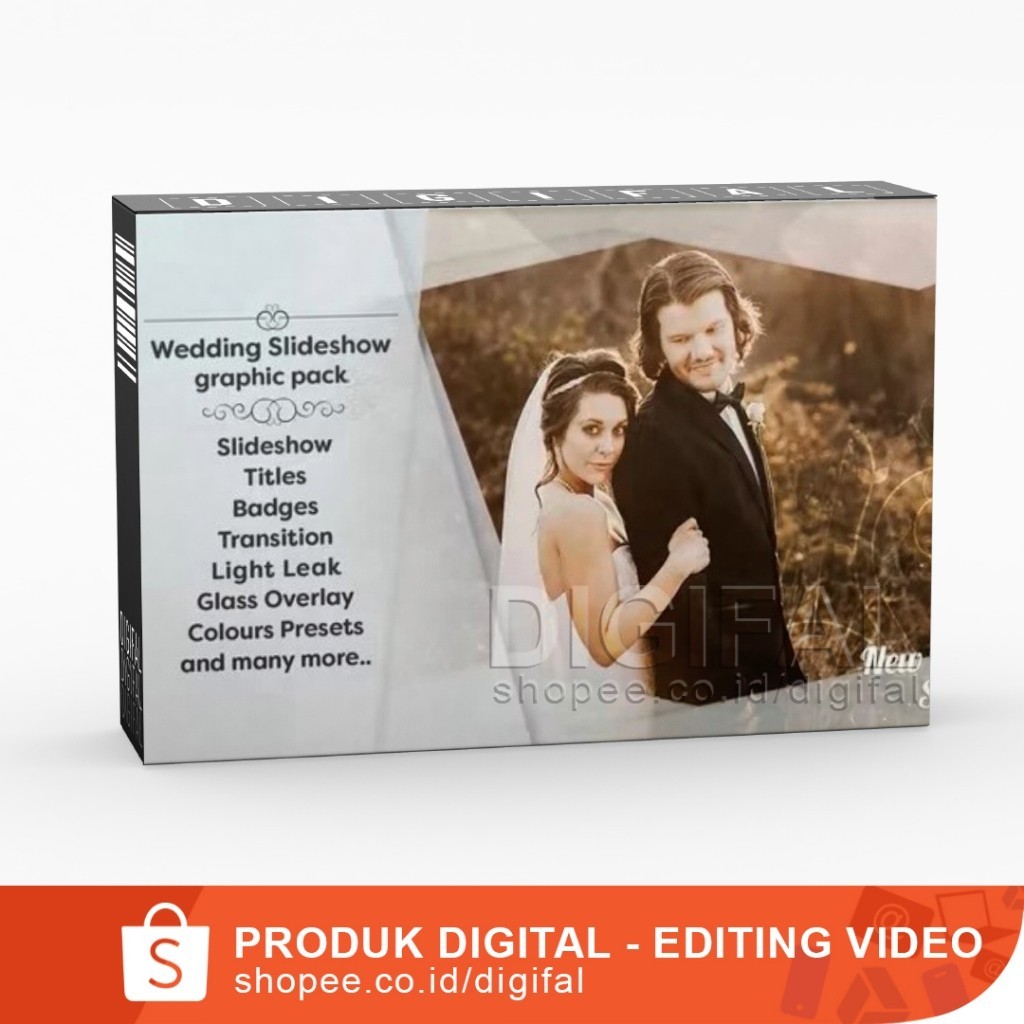 Wedding Event Slideshow Graphic Pack - Premiere Pro