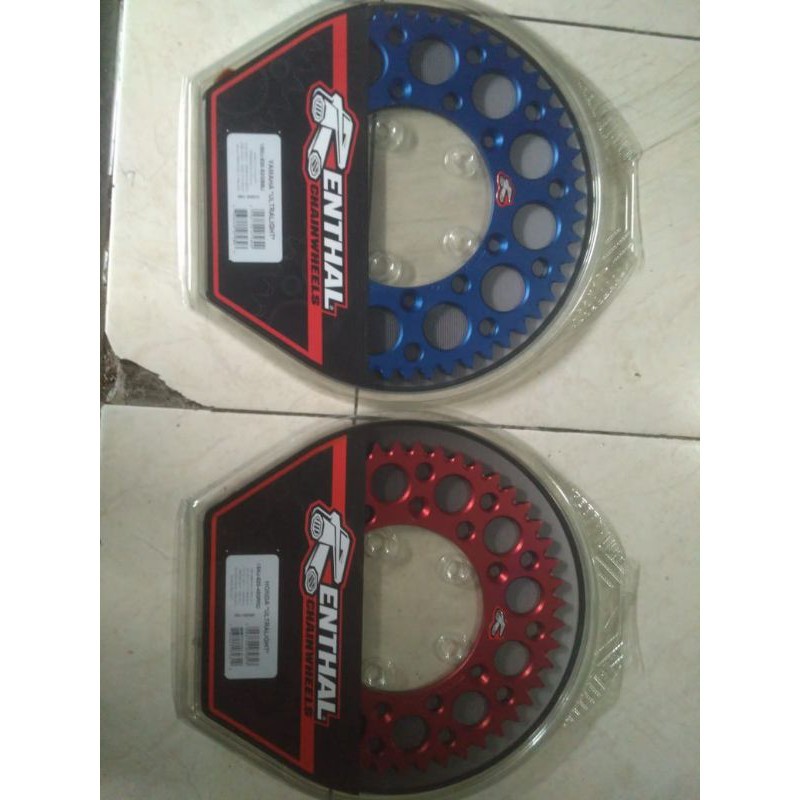 GEAR BELAKANG RENTHAL BIRU WR 155 / YZ 250 ORIGINAL