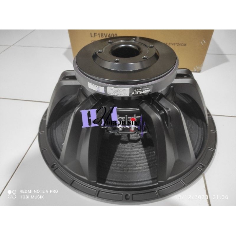 Speaker Komponen ASHLEY LF18V400 LF18 V400 LF 18 V 400 ORIGINAL 18 INCH 18V400