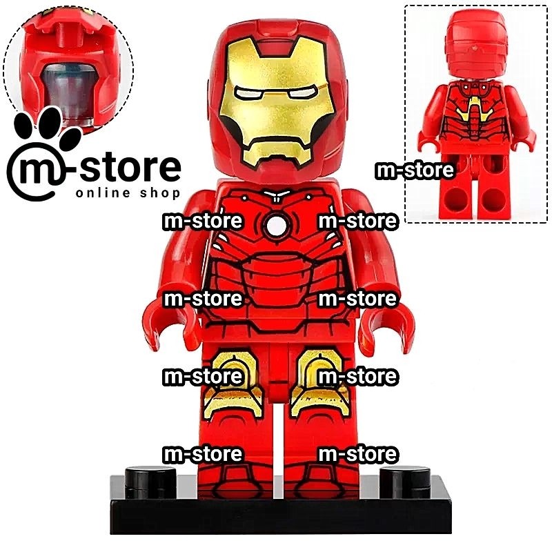mainan edukatif kreatif iron man ironman mark 3 mk 3