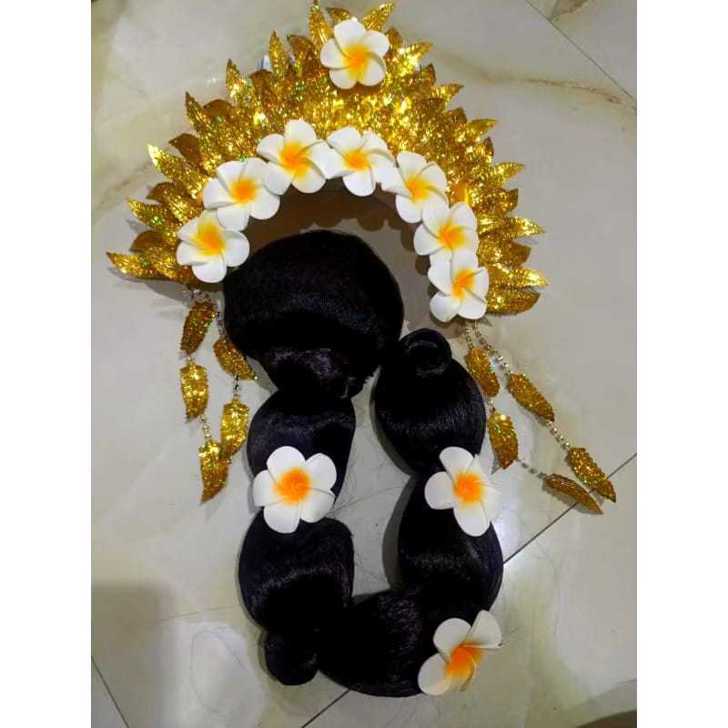 Sanggul bali kamboja & Mahkota kamboja bali