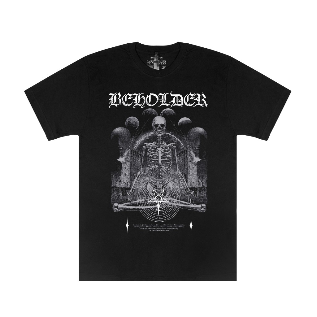 (COD) BEHOLDER Tshirt Astral Black Tees