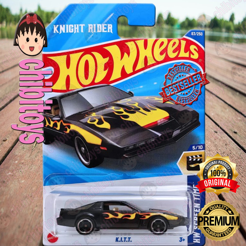 Hot Wheels Knight Rider K.I.T.T. KITT Hitam Diecast Mattel
