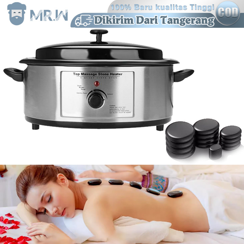 Hot Stone Heater 6ltr Batu Panas Heater Pemanas Batu Massage Spa Teraphy