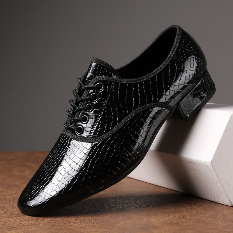 Men's Professional Dance Shoes Modern Dance Shoes New High Heel Square Dance Shoes Ballroom Dance Sh
