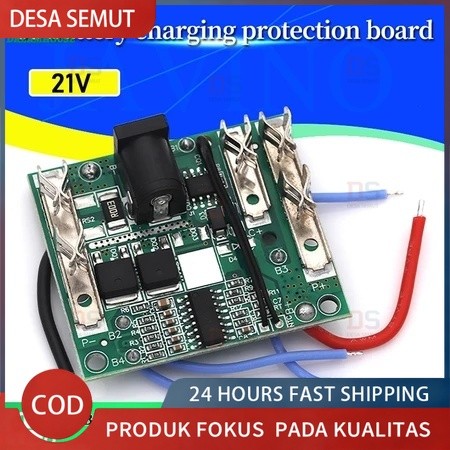 COD Modul BMS 5s 21V Bor cordless drill Proteksi Baterai Lithium 18650 Bms 5s modul sparepart batera