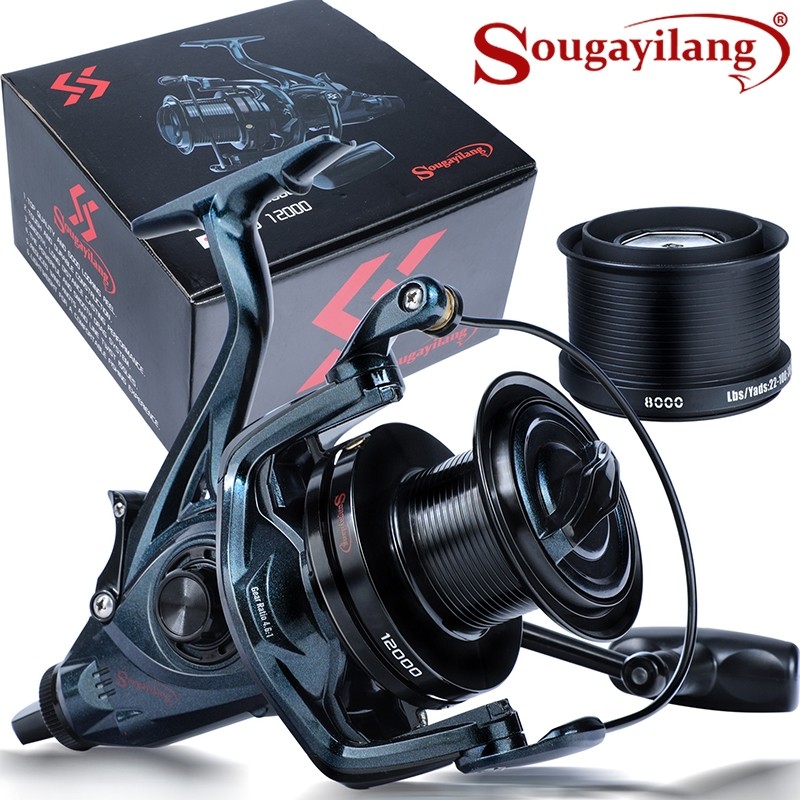 Sougayilang Reel Pancing Saltwater Spinning Surfcasting 9000/10000/12000 Reel Ikan Ultra Kuat Tahan 