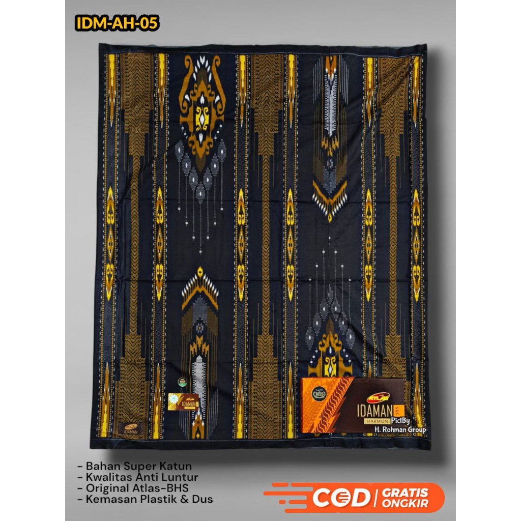 Sarung Atlas Kembang Hitam